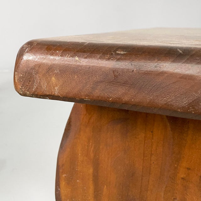 Italian Modern Rectangular Benches in Wood, 1970s, Set of 2 For Sale - Image 13 of 18