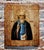 19th century Russian Icon- portrait of St. Nicholas -Oil painting Oil painting on board - Circa 1840s/1860s Dimensions -...