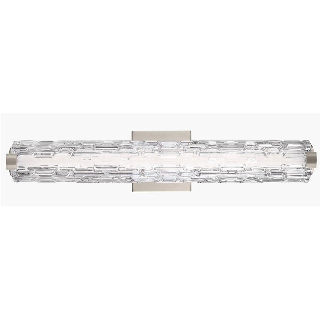 The sleek linear profile of the Cutler Series creates a perfect, contemporary vibe. Cutler 24” LED sconce #WB1869CH-L1