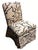 J. Rober Scott Modern Designer Slipper Chair W Abstract Fabric.