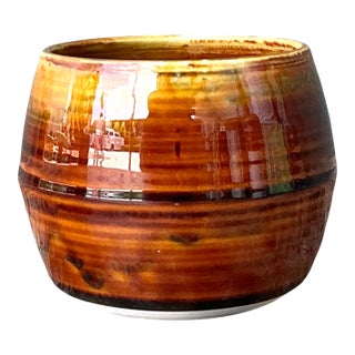 Vintage Handcrafted Studio Pottery Bowl For Sale