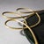 Wood Mid-20th Century Mid-Century Modern Centerpiece, Wood and Brass For Sale - Image 7 of 8