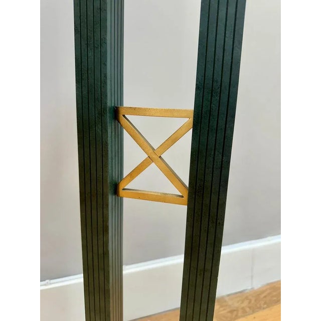 Metal Italian Brass and Bronze Pedestals, 1980, Set of 2 For Sale - Image 7 of 18