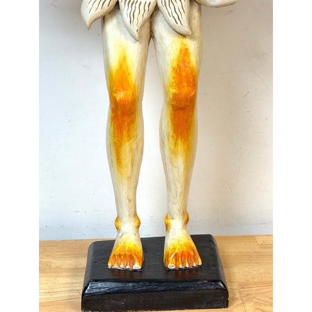 Wood Sergio Bustamante Monumental Carved Sun Sculpture, Mexico, Circa 1980s For Sale - Image 7 of 16