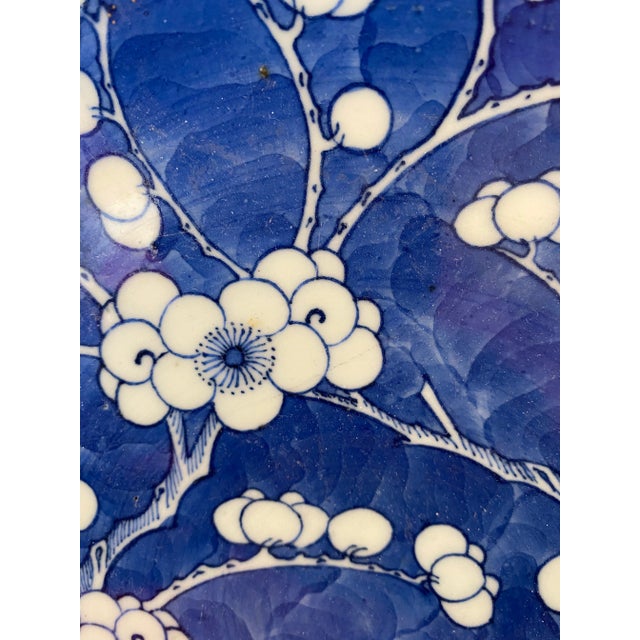 Mid 19th Century Large Mid 19th Century Blue and White Charger For Sale - Image 5 of 13