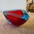 This stunning 1970s Murano glass bowl, attributed to Seguso, is a quintessential piece of Space Age design, showcasing the...