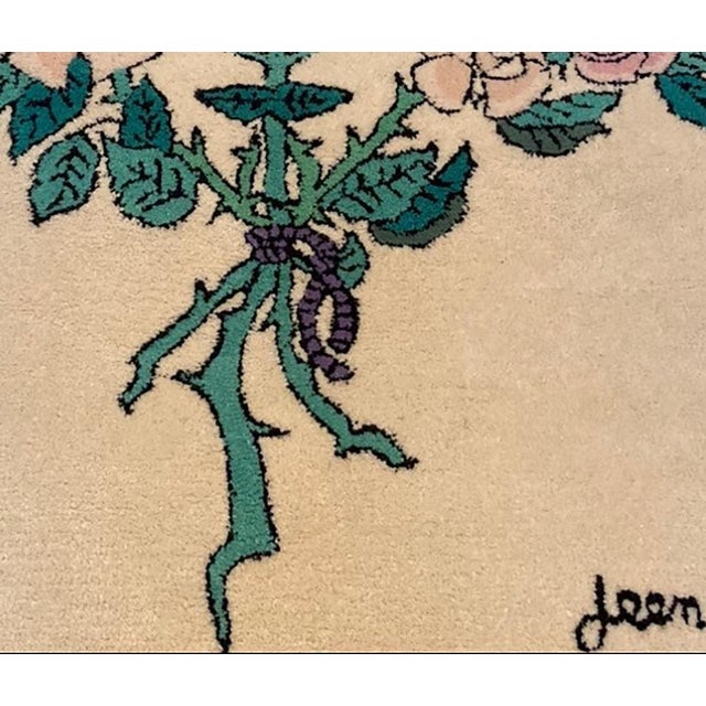 Jean Marais Very rare tapestry Signed 1965 Ateliers de Cogolin 100% wool Perfect condition 190 x 140 cm This piece is...