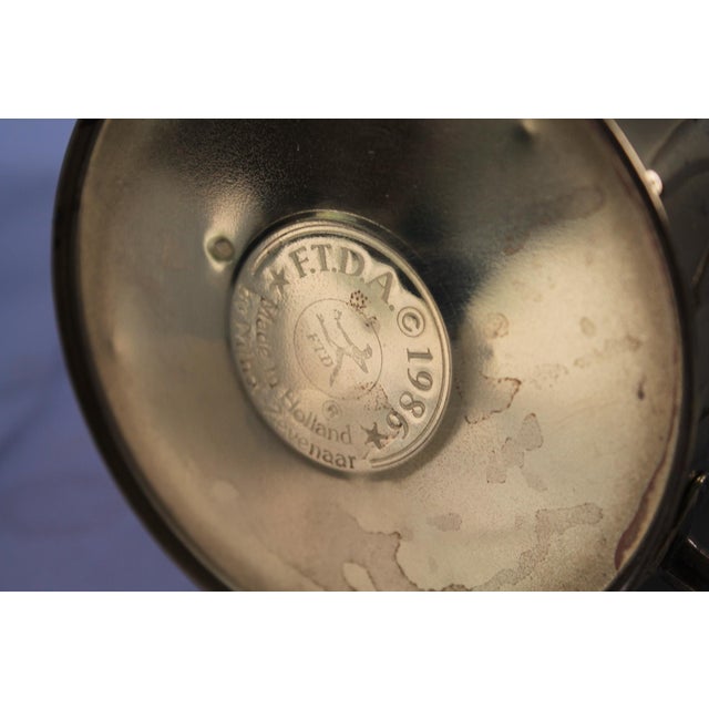 Vintage Brass Watering Can W/ Floral Motif For Sale - Image 11 of 11