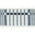 Modern Sample - Schumacher Carmo Tape Medium in Indigo For Sale - Image 3 of 3