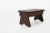 Brown Wooden Rustic Stool, 1880s For Sale - Image 8 of 8