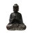 Brown Handmade Bronze Finish Decent Look Sitting Buddha Statue For Sale - Image 8 of 8