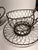 Vintage Wire Folk Art Tea Cups Set/2 For Sale In New York - Image 6 of 6