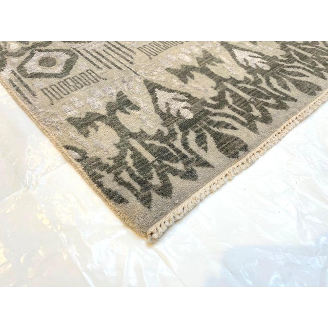 Silk and Wool Modern Style Rug , 8'2 X 10'5 For Sale - Image 4 of 4