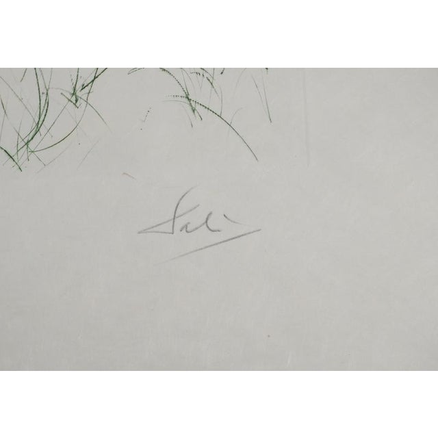 Salvador dali (1904-1989) tristan's last fight, 1970 original engraving (rigal workshop) signed in pencil numbered /75...
