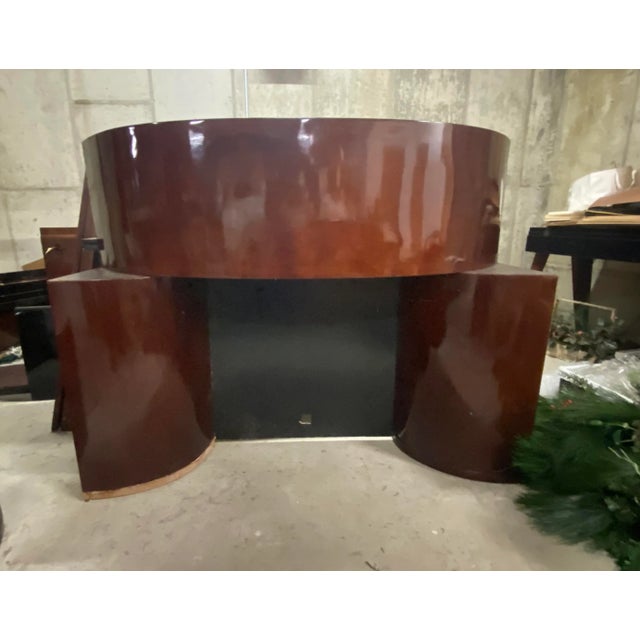 1940s Art Deco Mahogany Fireplace Mantel For Sale - Image 9 of 11