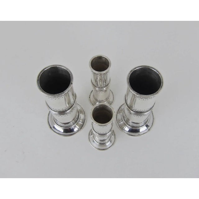 Marie Zimmermann Silver Salt and Pepper Shaker Set For Sale In Los Angeles - Image 6 of 11