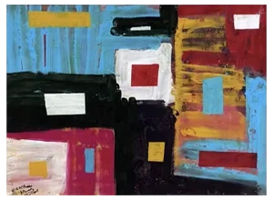 Antonio Chaves, Dislocated, 2018, Acrylic on Canvas