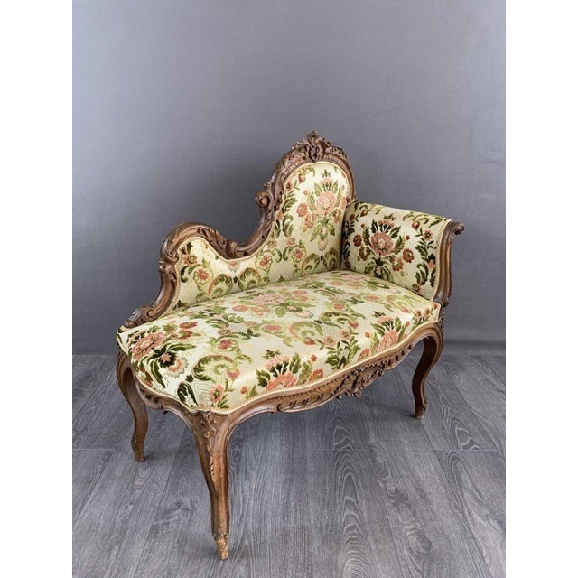 19th Century Louis XV Salon Set, Set of 5 For Sale - Image 3 of 7