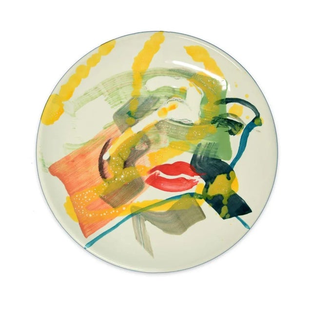 A Kiss of Autumn - Original Hand-made Flat Ceramic Dish by A. Kurakina - 2019 2019 For Sale - Image 4 of 4