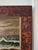 Brown 19th Century Dramatic Seascape Painting in Antique Arts & Crafts Pyrography Frame For Sale - Image 8 of 18
