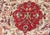 Antique Turkish Sivas Rug With Red, Taupe, Light Green and Cream Colors For Sale In Atlanta - Image 6 of 15