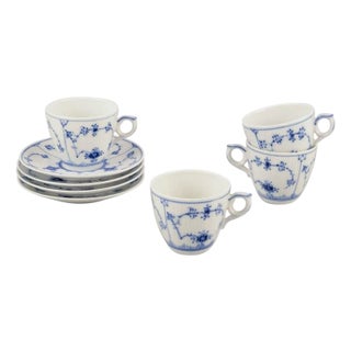 Coffee Cups with Saucers from Royal Copenhagen, 1960s, Set of 8 For Sale