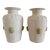 Vintage Egyptian-Style Terra Cotta, Scarab Motif Vases/Urns - Pair For Sale