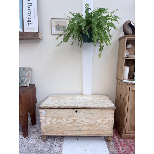 19th Century Antique Grain Painted Blanket Chest For Sale - Image 12 of 12