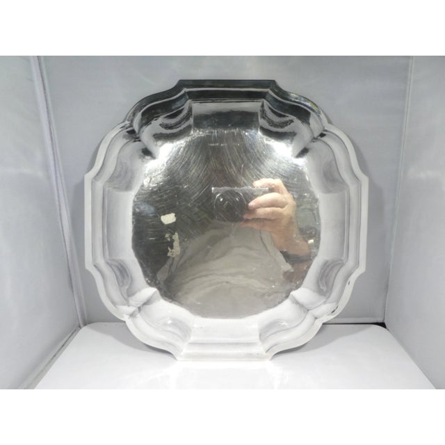 Large Buccellati Scalloped Edge Hand Hammered Serving Bowls - a Pair For Sale In Miami - Image 6 of 10