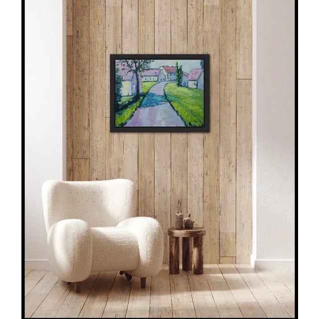 Modern Art, Sunlight and Shadow Oil Landscape For Sale In Reno/Lake Tahoe - Image 6 of 6