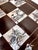 Vintage Chinese Black Lacquer & Mother-of-Pearl Inlaid Folding Chess Board For Sale - Image 9 of 11