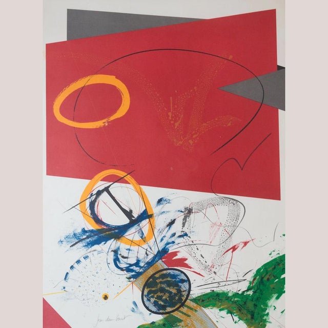 Unknown, Abstract Geometric Compositions, 1980s, Silk-Screen, Set of 2 For Sale - Image 9 of 14