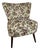 Cocktail Lounge Chair with Floral Upholstery, 1960s For Sale