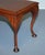 Vintage Harwood Queen Anne Low Table For Sale - Image 10 of 12