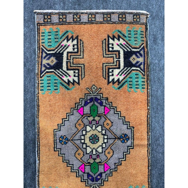 Turkish Yastik Rug 1'5" x 2'8" For Sale - Image 4 of 5