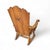 Monastery High Back Rush Seat Armchair, 1950s For Sale - Image 9 of 16