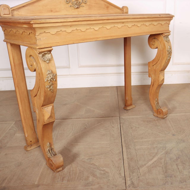 Scottish Pine Console Table For Sale - Image 5 of 12