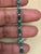 Metal 12 Ct Natural Pear Shape Emerald Cocktail Tennis Bracelet 14 Kt White Gold 7" For Sale - Image 7 of 8