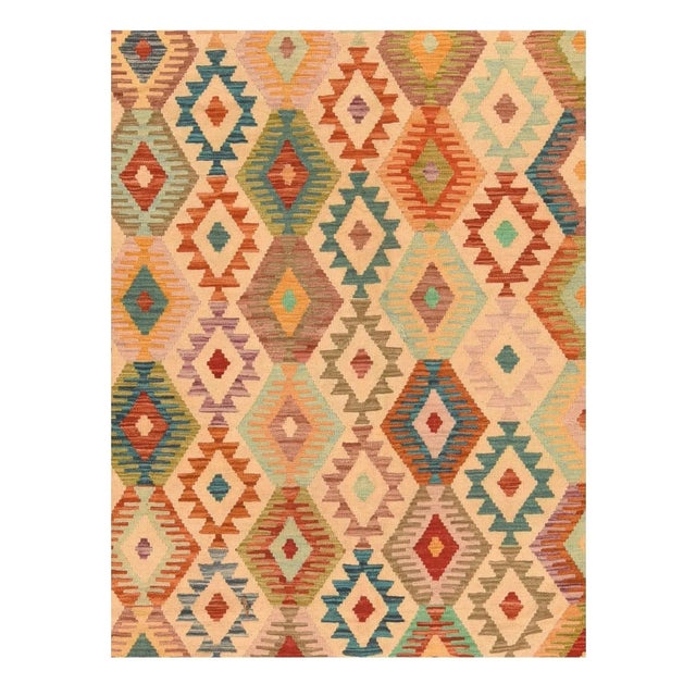 Traditional Kilim Rug 8'1'' X 11'1'' For Sale - Image 3 of 3