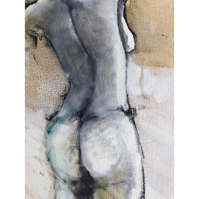 1990s 1990s Craig Allen Abstract Nude Figurative Painting Titled "Echo" For Sale - Image 5 of 7