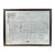Early 18th Century English Framed Indenture Document, Framed For Sale