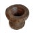 Vintage India Naga wood pestle pot. Sturdy heavy piece with rich patina and signs of age and use. Each is sold individually.