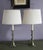 Pair of Baldwin Colonial-Style Candlestick Table Lamps with Rectangular Shades Timeless and refined, this pair of classic...