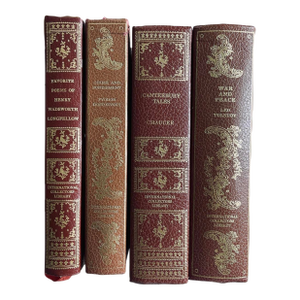 1960s Set of 4 Volumes From the International Collectors Library Classic Literature Vintage Book