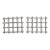 Vintage Italian Faux Bamboo Silver Plated Expandable Trivets - A Pair For Sale