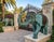A Pair of Vintage Verdigris Bronze Patinated Elephant Garden Statuary For Sale - Image 10 of 12