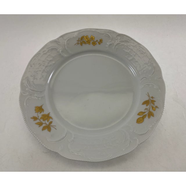 1New 980s Porcelain With Gold Roses by Rosenthal - Set of 78 Pieces 1 For Sale - Image 11 of 18