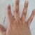 Contemporary Quarter Carat Princess Cut Diamond Wedding Band, Size 3 For Sale - Image 3 of 5