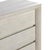 White Bevel Wood 6-Drawer Dresser For Sale In Los Angeles - Image 6 of 7