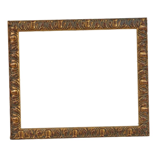 Vintage Carved Wooden Frame, 2000s, Wood For Sale